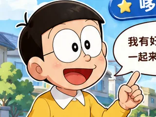 大雄提问角色图